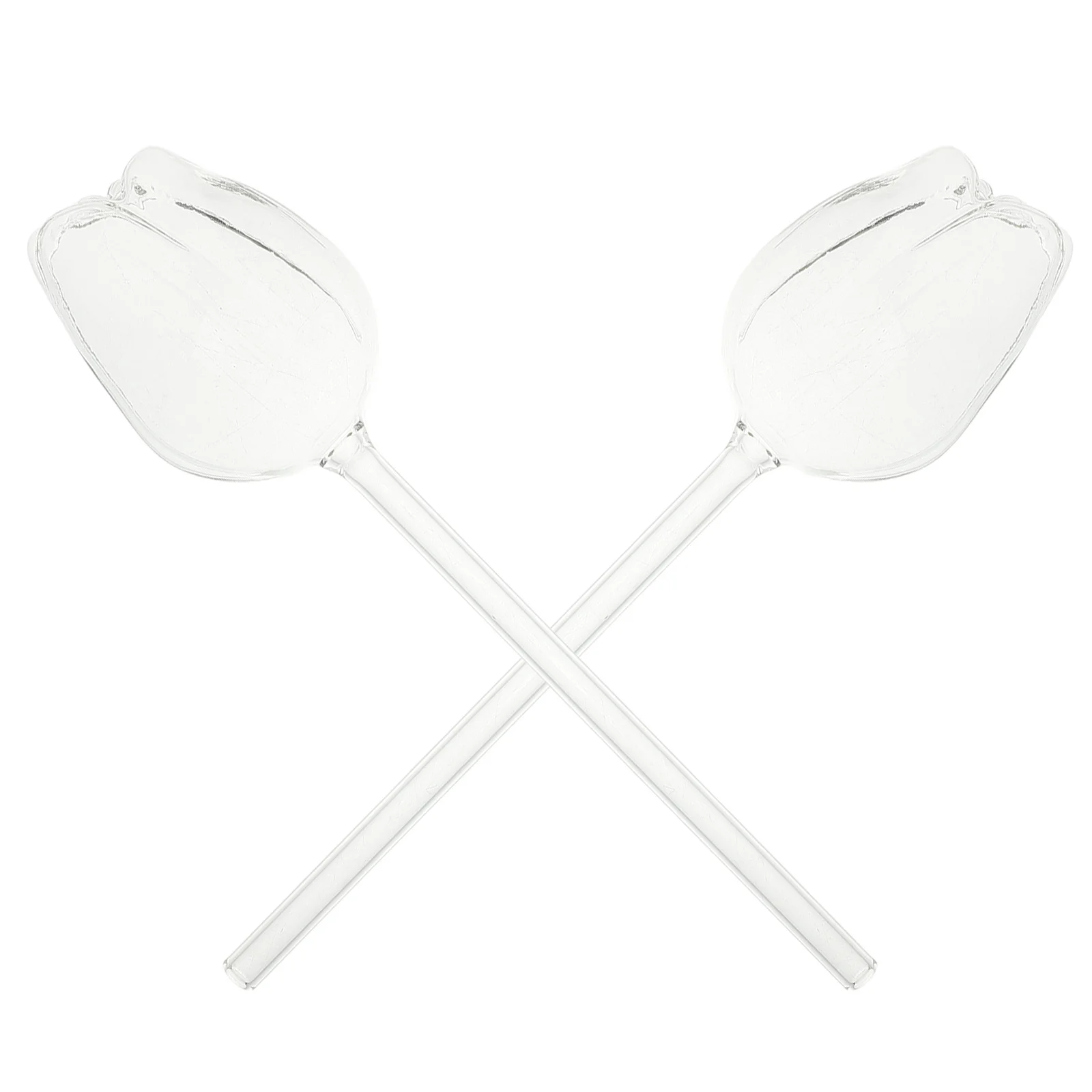 

2Pcs Rose Glass Selfwatering Plant Watering Bulbs Heat Resistant Borosilicate Spike for Indoor Outdoor Automatic Plant