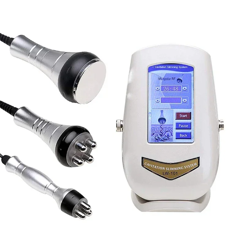 40K Ultrasonic Cavitation Slimming Machine 3 In 1 Skin Care Tighten Anti-wrinkle Body Slimming Weight Loss Device