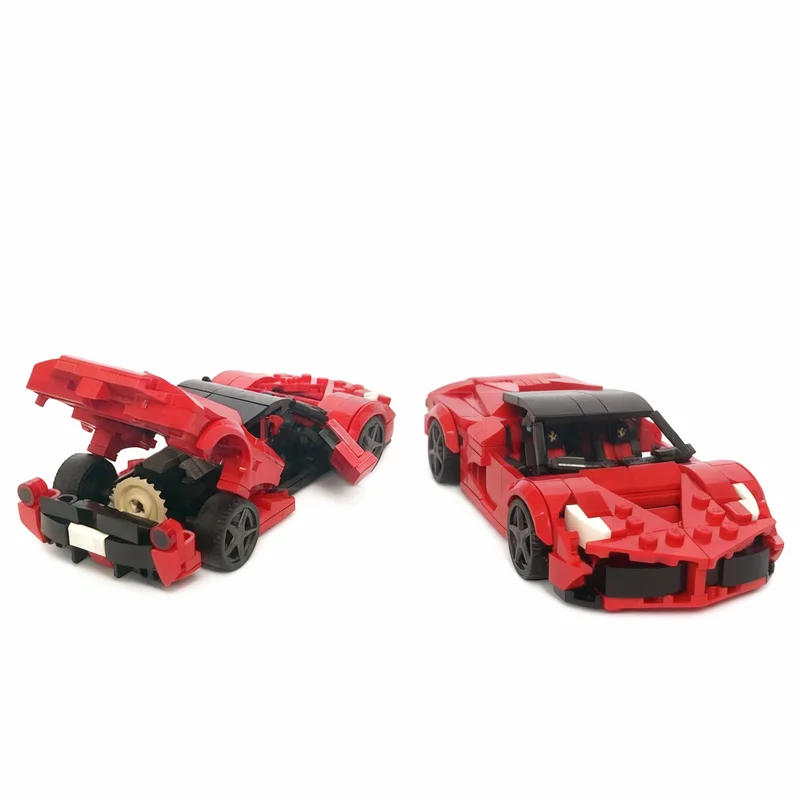 357pcs MOC Ferrariesd Laferrarl City Champions Model Toy Building Blocks Construction Christmas Gift Brick Assemble Kids Idea
