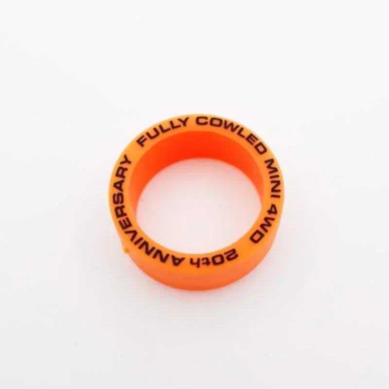 4Pcs Homemade Medium Diameter Tires 20th Anniversary Fully Cowled Tyre for 1/32 Scale Tamiya Mini 4WD Car Model