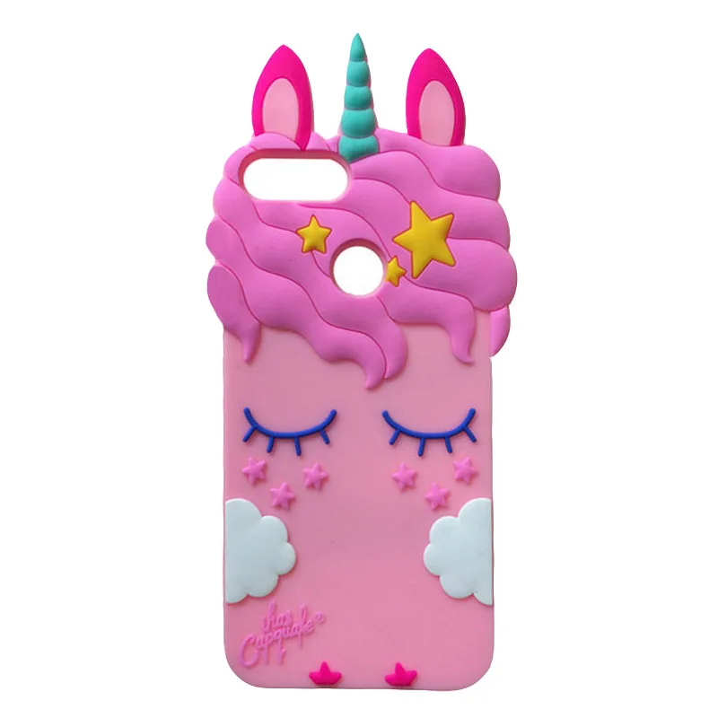 3D Silicone Case For Huawei Honor 8X 7C Pro Prime Y7 2018 Nova3 Nova3i Case Cute Cartoon Lucky Cat Soft Phone Back Cover