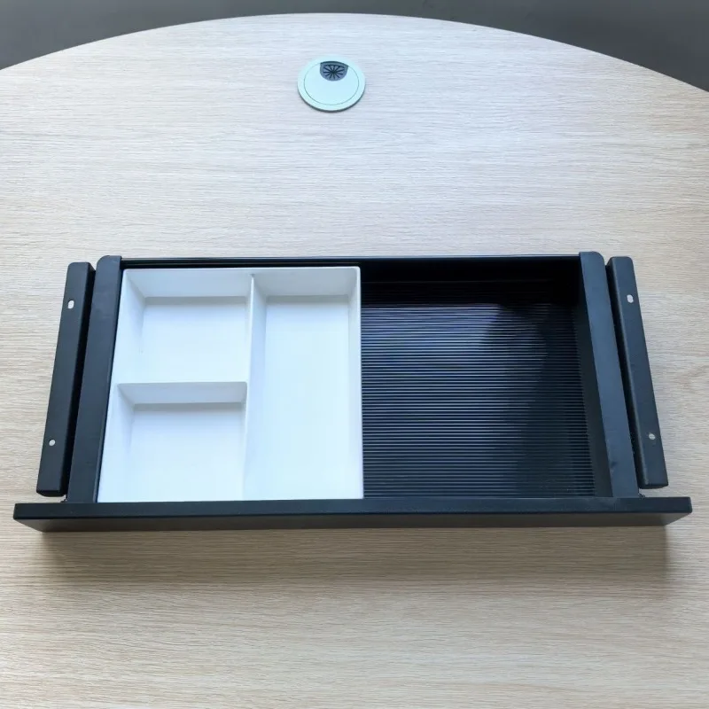 Under Desk Drawer Office Partition Hidden Undertable Drawers Plastic Computer Desks Storage Drawers Table Organization Box