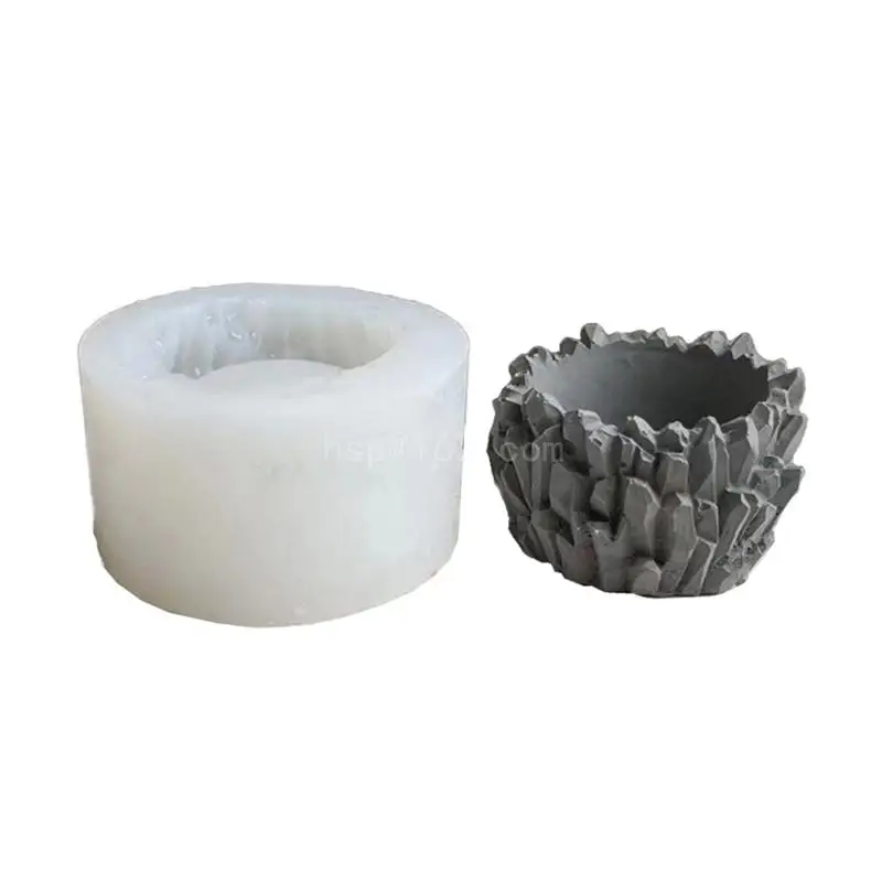 Moldes resina silicone para fazer plantas suculentas, vaso flores, suporte para plantas