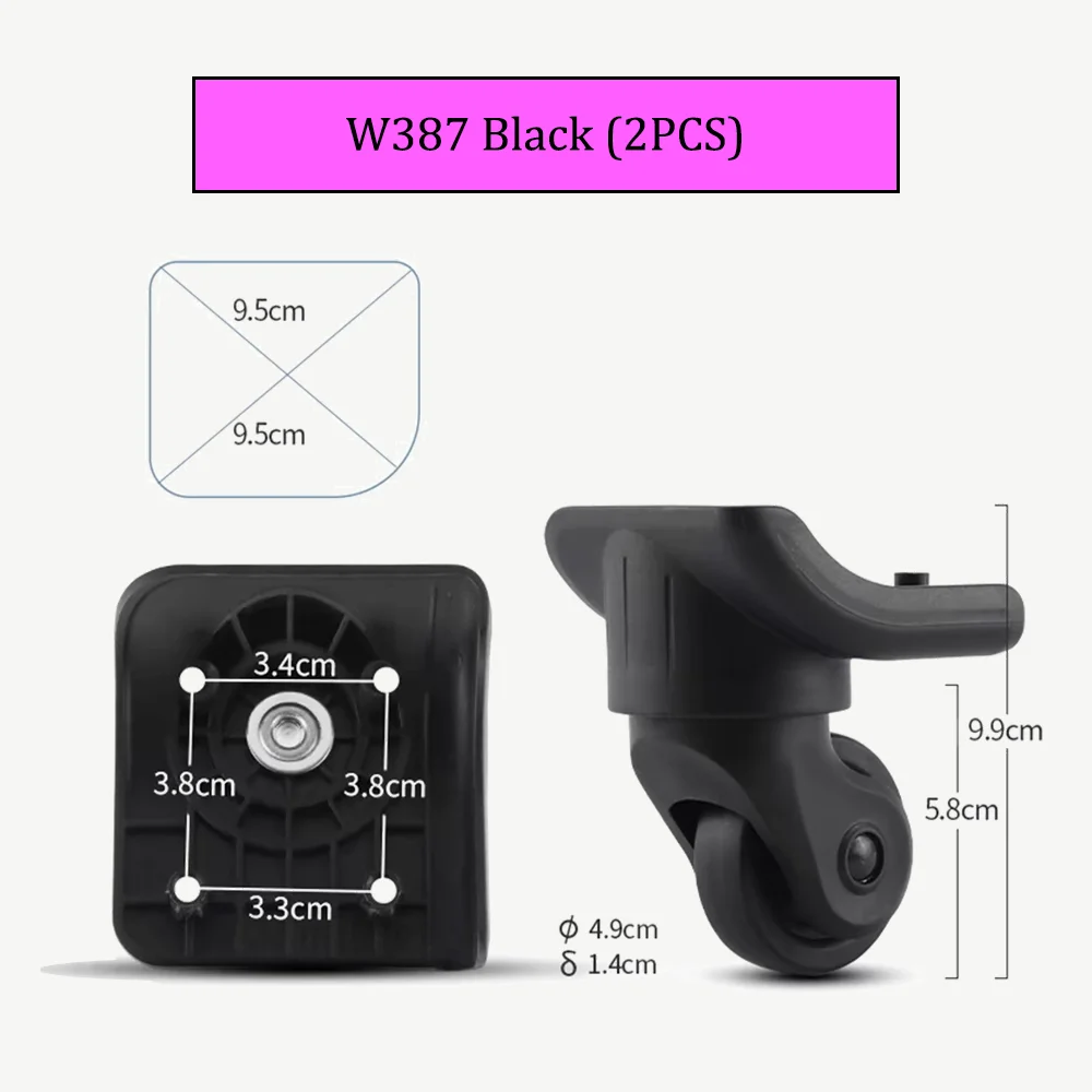 Suitable For DELSEY Replacement Wheel Trolley Case Accessories Wheel Luggage Accessories Universal Wheel Repair Luggage Pulley