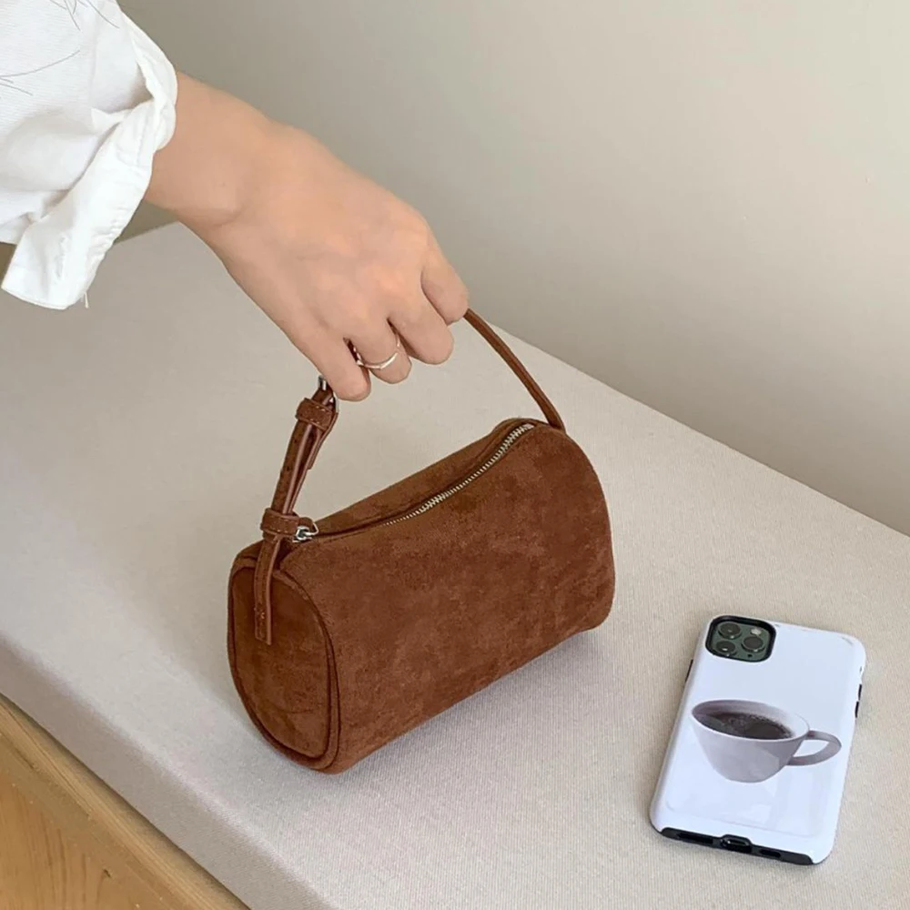 

Mini Faux Suede Women Handbags Winter and Autumn Shoulder Crossbody Bags for Women Clutch Female Phone Purses NEW Bag Tote Chic