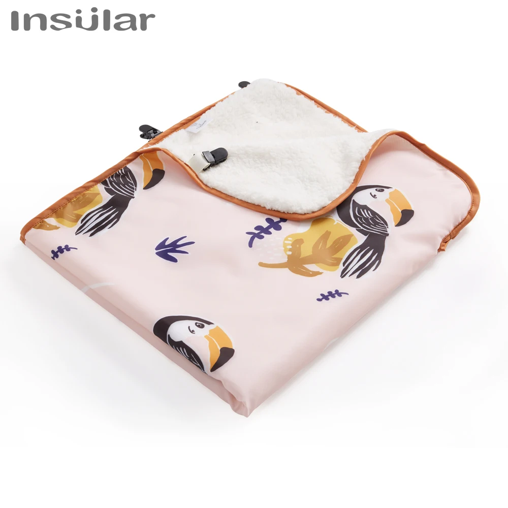 New Waterproof Baby Winter Stroller Blanket Baby Fully Wrapped Windproof Blanket Toddler Sleeping Blanket Universal 85*64cm