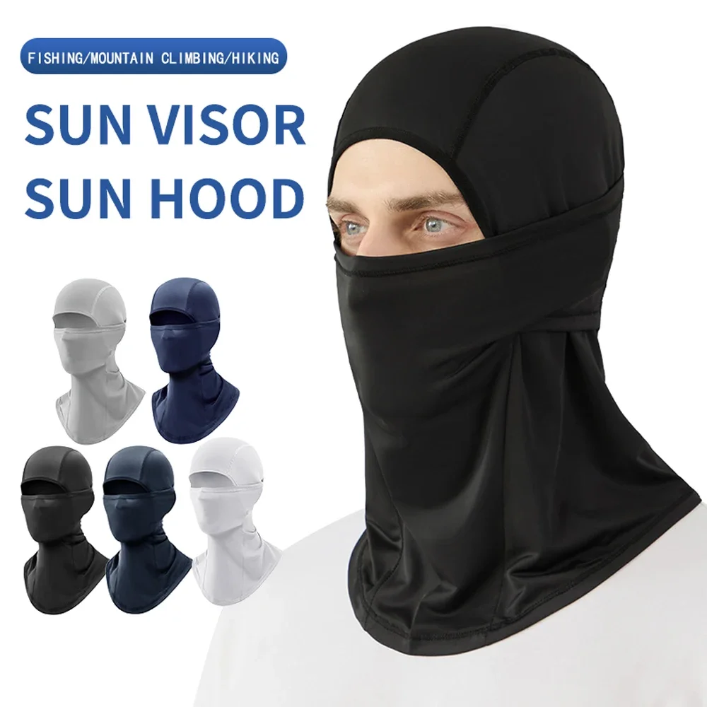 Balaclava head cover sun protection UV protection motorcycle helmet mask cycling dust mask driving head cover
