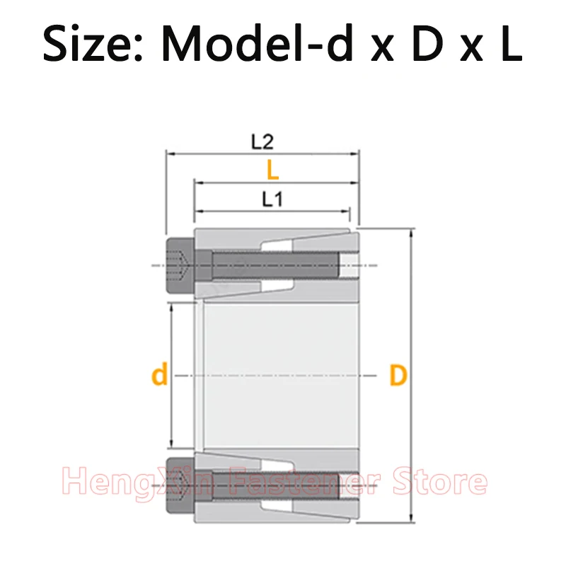 1PCS d=5-50mm Z21 Expansion Sleeve Keyless Bushing Connection Tension Shaft Locking Assembly Device Coupling Diaphragm Disk