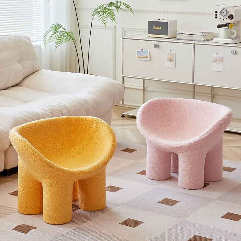 

Nordic Ins Minimalist Elephant Legs Chair Balcony Fabric Single Person Sofa Leisure Chairs Living Room Furniture Lounge Chairs