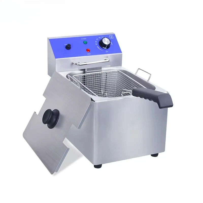 

Large-capacity commercial electric fryer for rapidly heating food cooking equipment