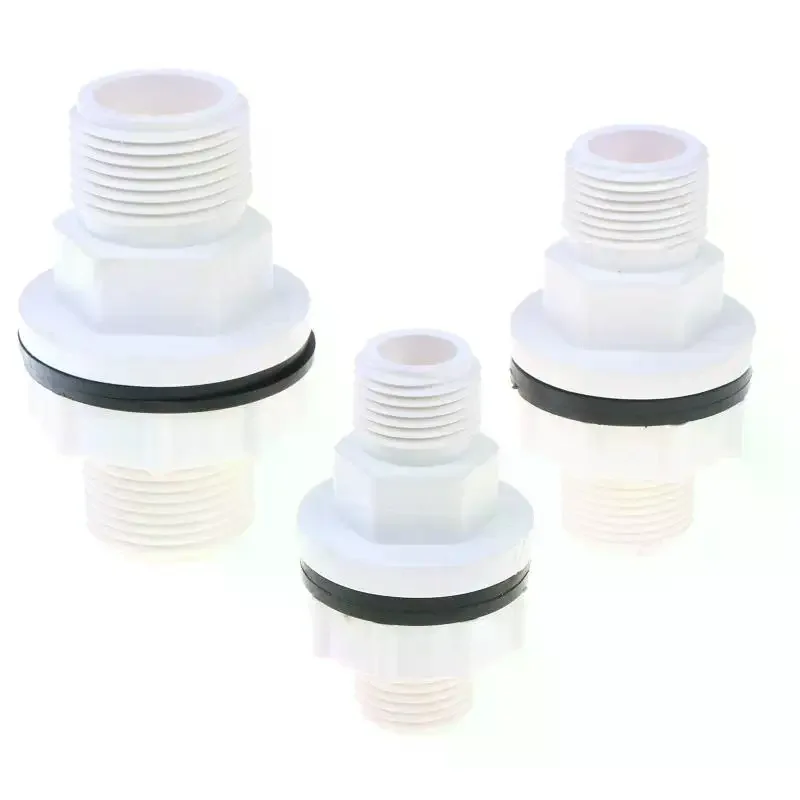 Garden Water PVC Outer Wire Pipe Connector For Water Tank Water Tower Oil Tank Water Bucket Fish Tank Interface