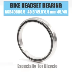 ACB495H6.5 1PC Road Bike Headset Bearings 40.5*49.5*6.5 mm 45/45 Degree Chrome Steel Tapered Upper Lower ACB Bearing Set