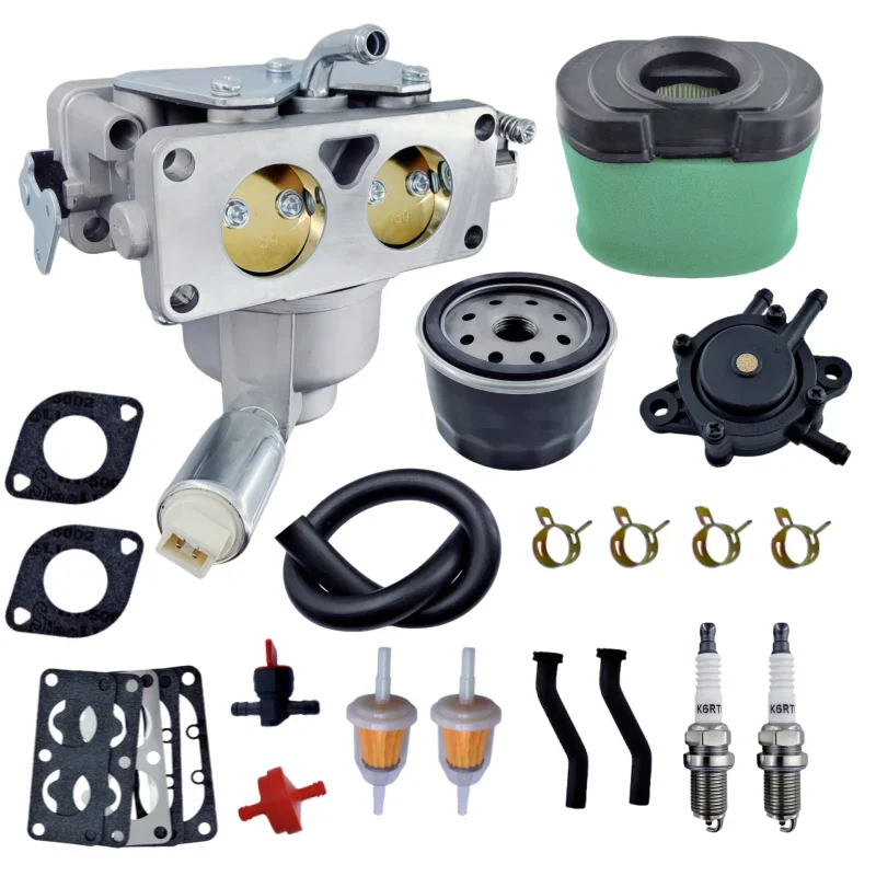 796997 Carburetor Tune-Up Kit Fit for Briggs & Stratton 796227 Carb 40G777, 20HP-25HP INikki V-Twin 4 Cycle Mower Tractor Engine