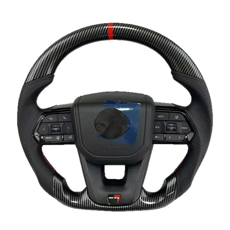 

Carbon Fiber Steering Wheel Assembly for Toyota Crown Overbearing Cool Luther Prado LC Elfa Heracas