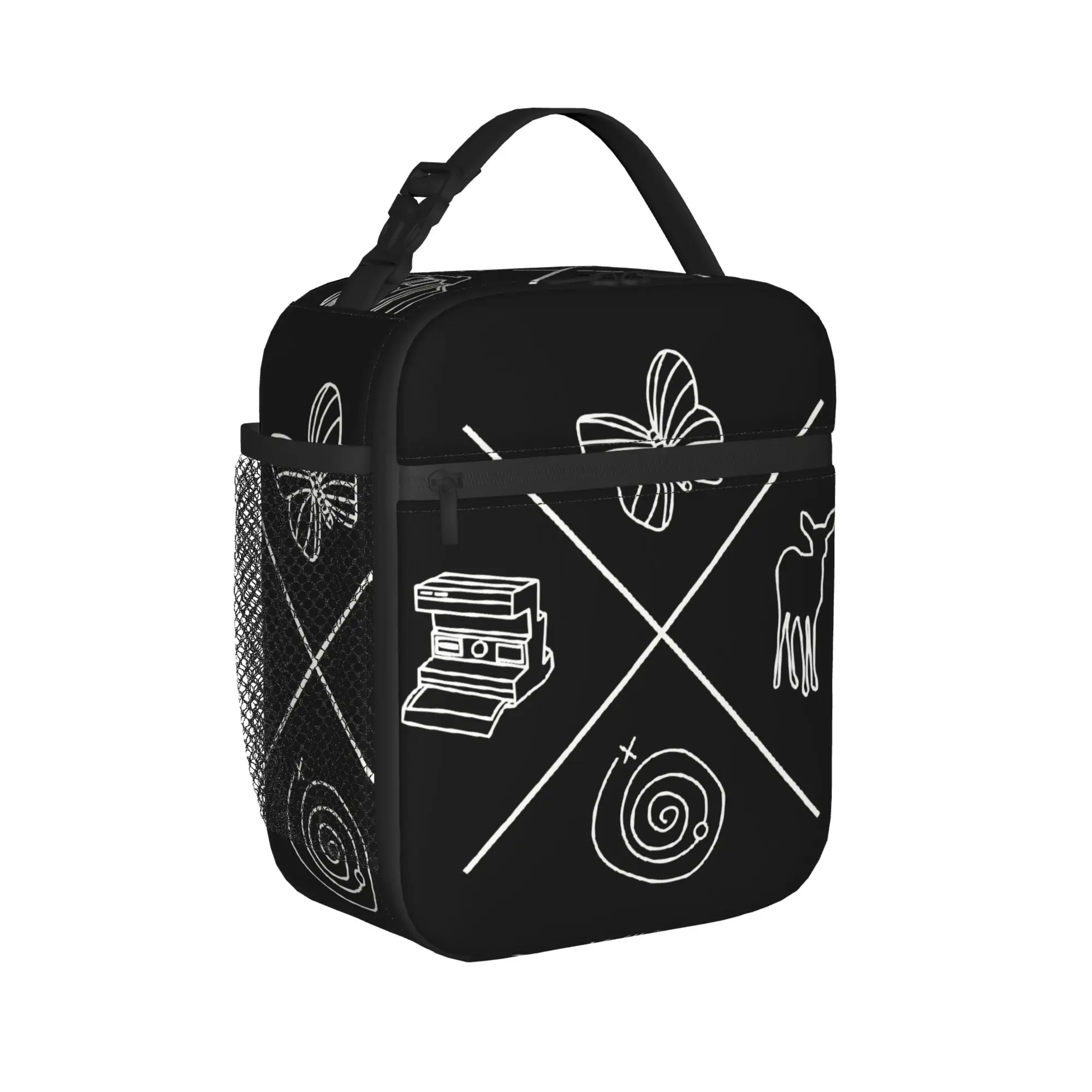 Life is Strange Symbols Insulated Lunch Bags High Capacity  Meal Container Cooler Bag Lunch Box Tote School  Picnic Girl Boy