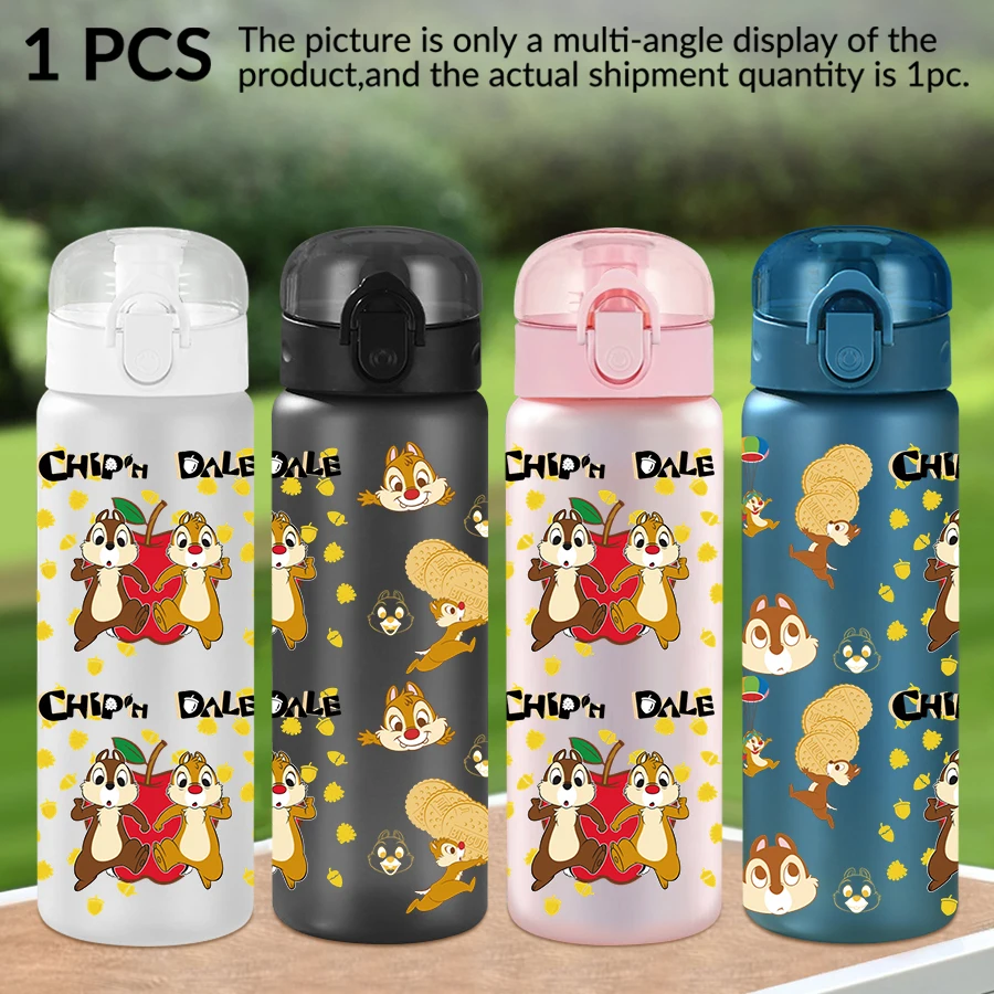 1 قطعة ديزني السنجاب/مخاريط الصنوبر/حفز 26 أوقية زجاجة مياه بلاستيكية كوب رياضي كهدية عيد ميلاد/العودة إلى المدرسة