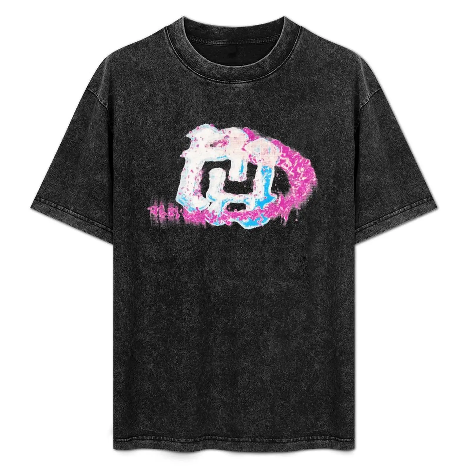 

Kankan RR Merch T-Shirt Abstract Pattern Print Top