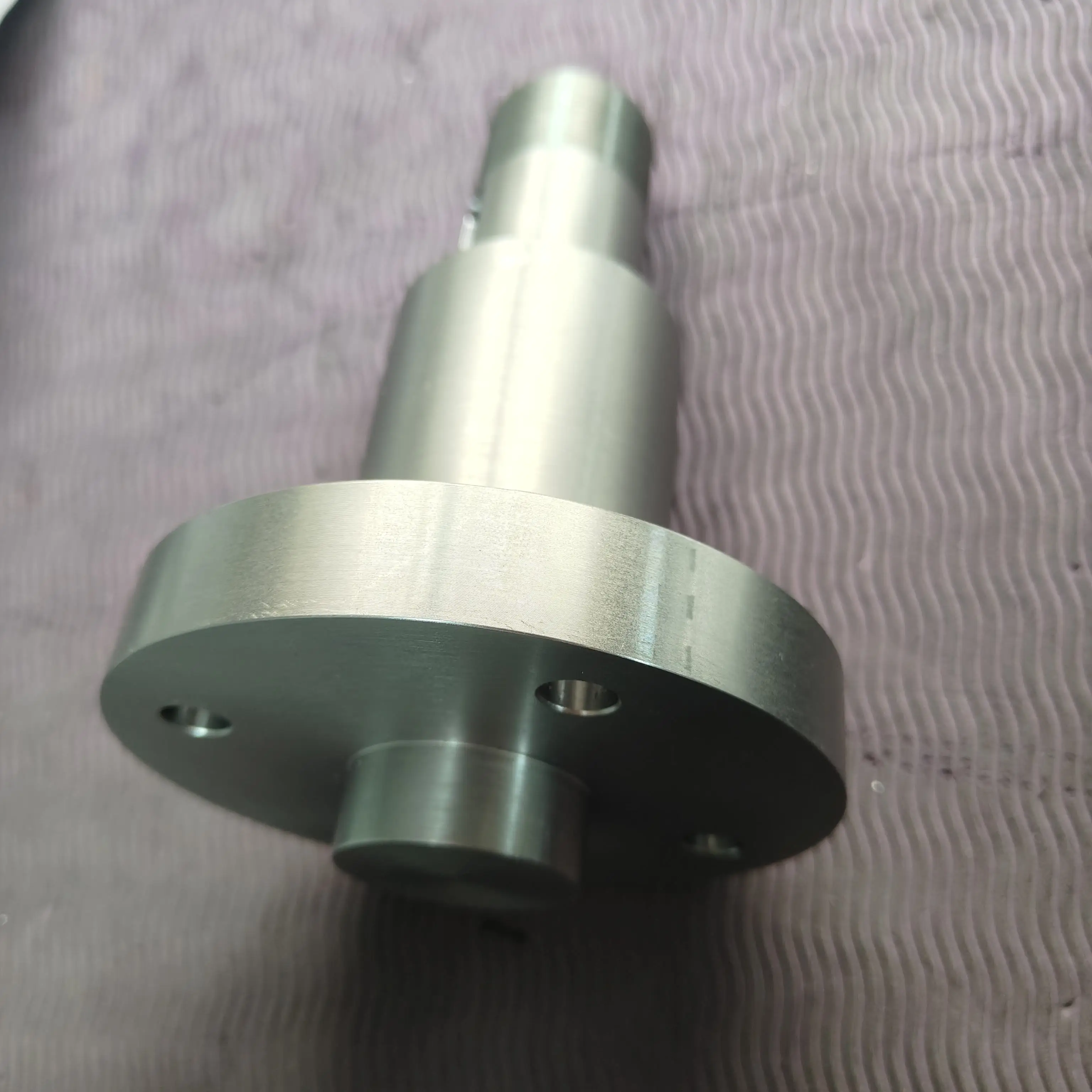 CNC Machined Aluminum Alloy Flanged Step Shaft Precision Turning for Machined Custom Connecting Shaft for Machinery