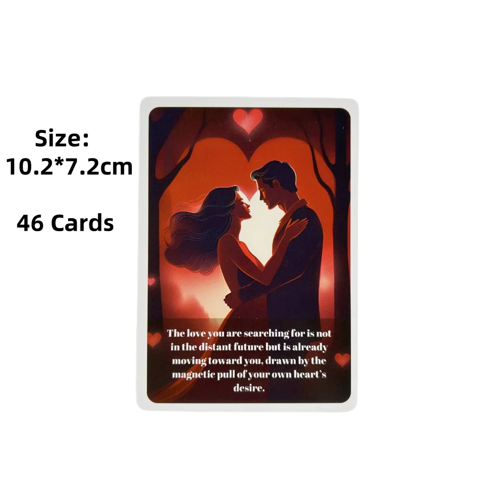 بطاقات الحب الجديدة Oarcle بطاقات قراءة الحظ النسخة الإنجليزية أوراكل سطح السفينة العرافة مصير بوراد ألعاب أوراق اللعب