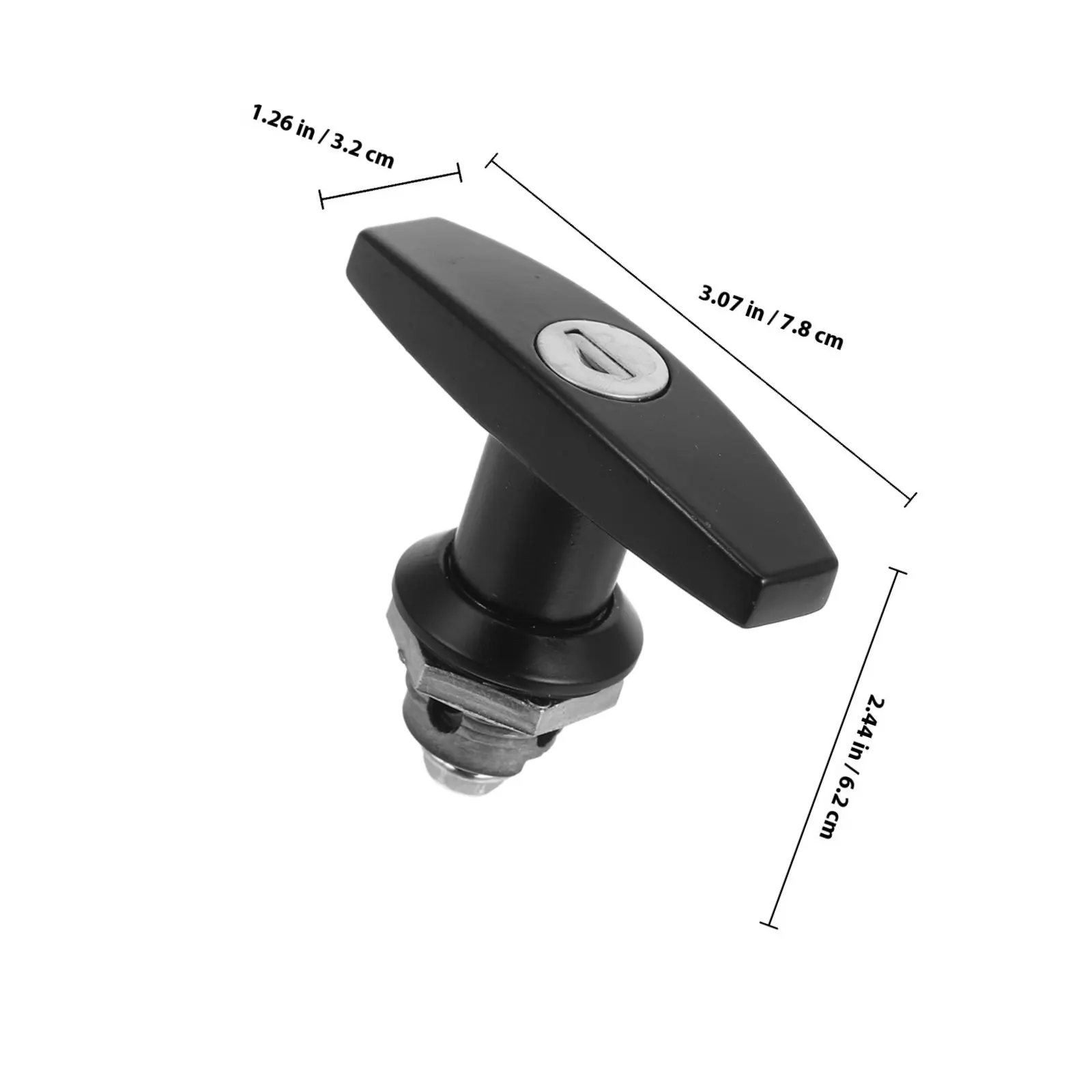T-Handle Lock Heavy Duty for Filing Door Distribution Box Drawer Rv Storage Toolbox Replacement with Keys