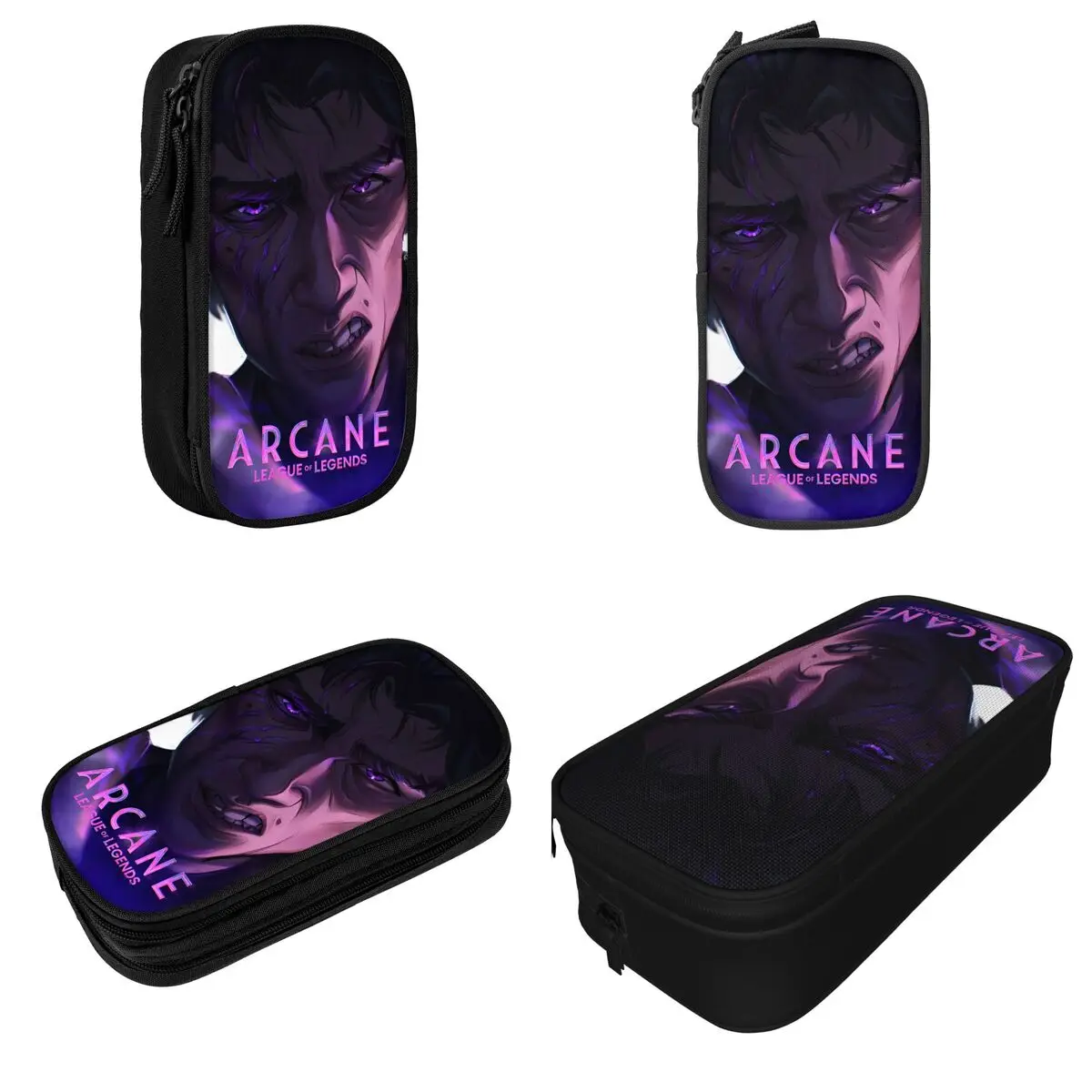 Viktor Arcane Viktor Pencil Case Pen Box Bags Student Big Capacity Office Cosmetic Pencilcases