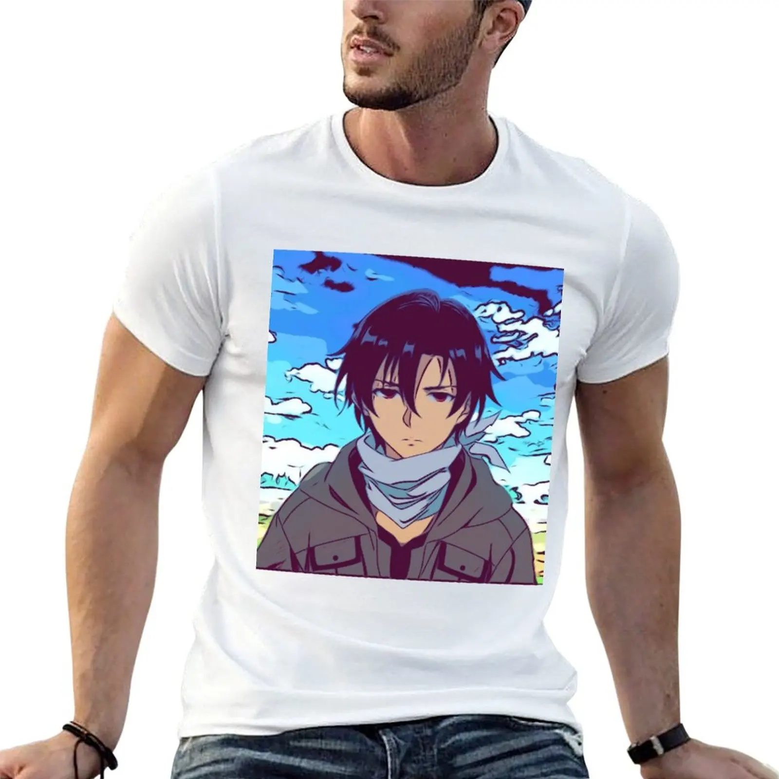 

86: Eighty-Six - Shin (Sketch) T-Shirt man t shirt summer anime t shirts for man T-Shirt