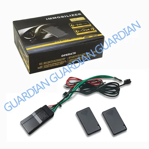 Inmovilizador de GA-16 2,4G, sistema de alarma de coche con bloqueo de motor, dispositivo de corte de circuito inteligente, llave RFID inteligente
