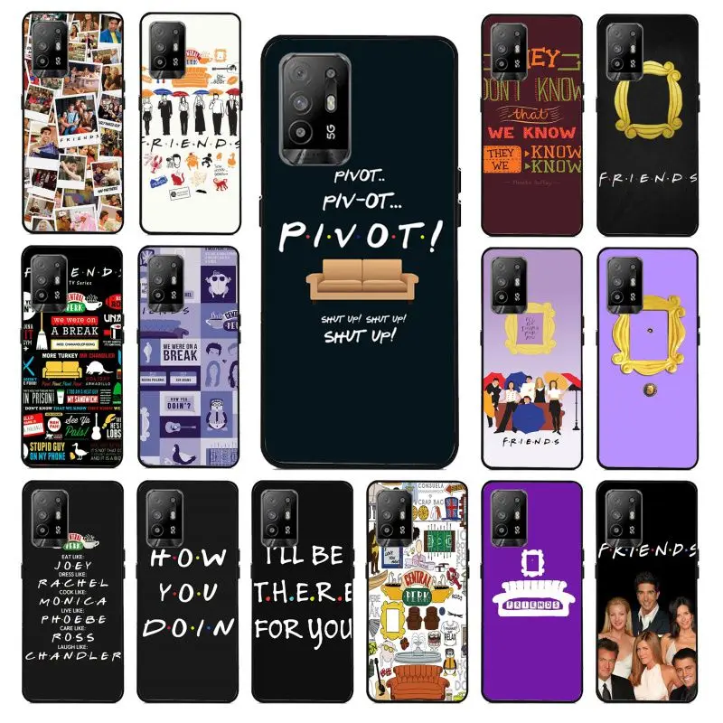 Central Perk Coffee friends tv show how you doin door Phone cover For OPPO A74 A78 A94 A98 A54 A72 5G A57 A96 A53S A9 A73 case