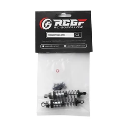 RCGOFOLLOW 2 szt. Z gwintem tylny amortyzator ze stopu aluminium do 1/16 Rc tylny amortyzator LOSI Mini-B Mini-T RC