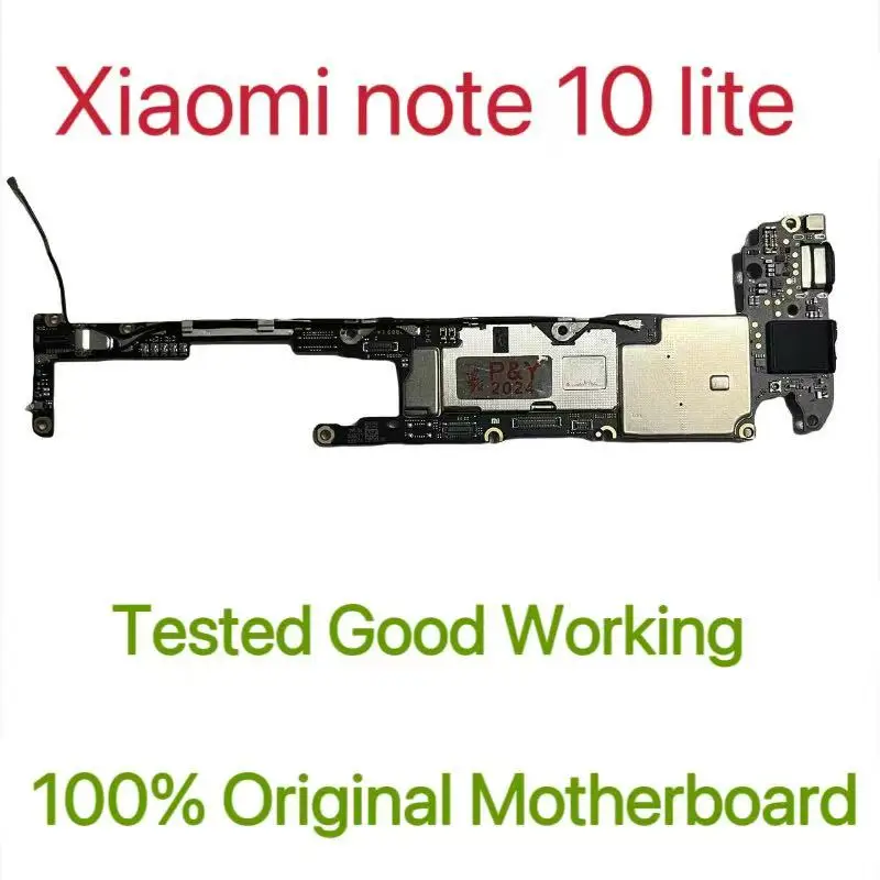 Global Version Original Unlocked Motherboard for Xiaomi note 10 lite Tested Circuit Plate Main Logic Board for Xiaomi note10lite