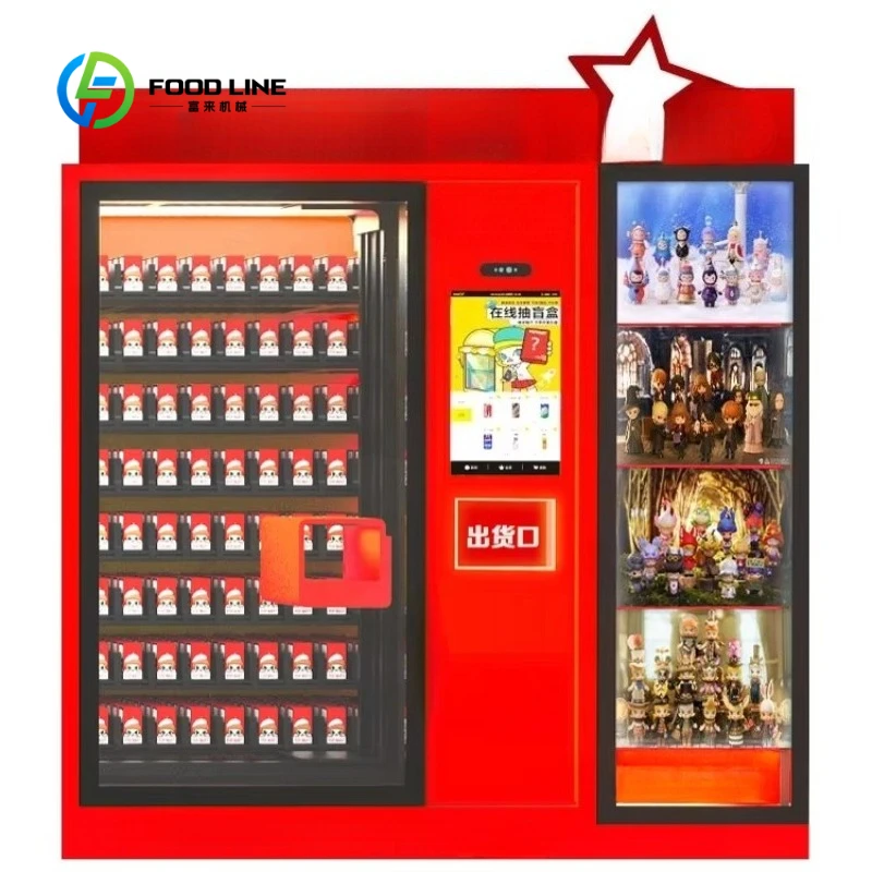 Customized Blind Box Vending Machine With Showroom Elevator and Push Aisle Mart Box Touch Screen Automatic Toy Vending Machine