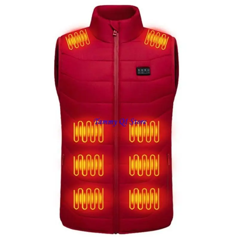 

F1FD Регулируемый жилет с подогревом для мужчин и женщин 28