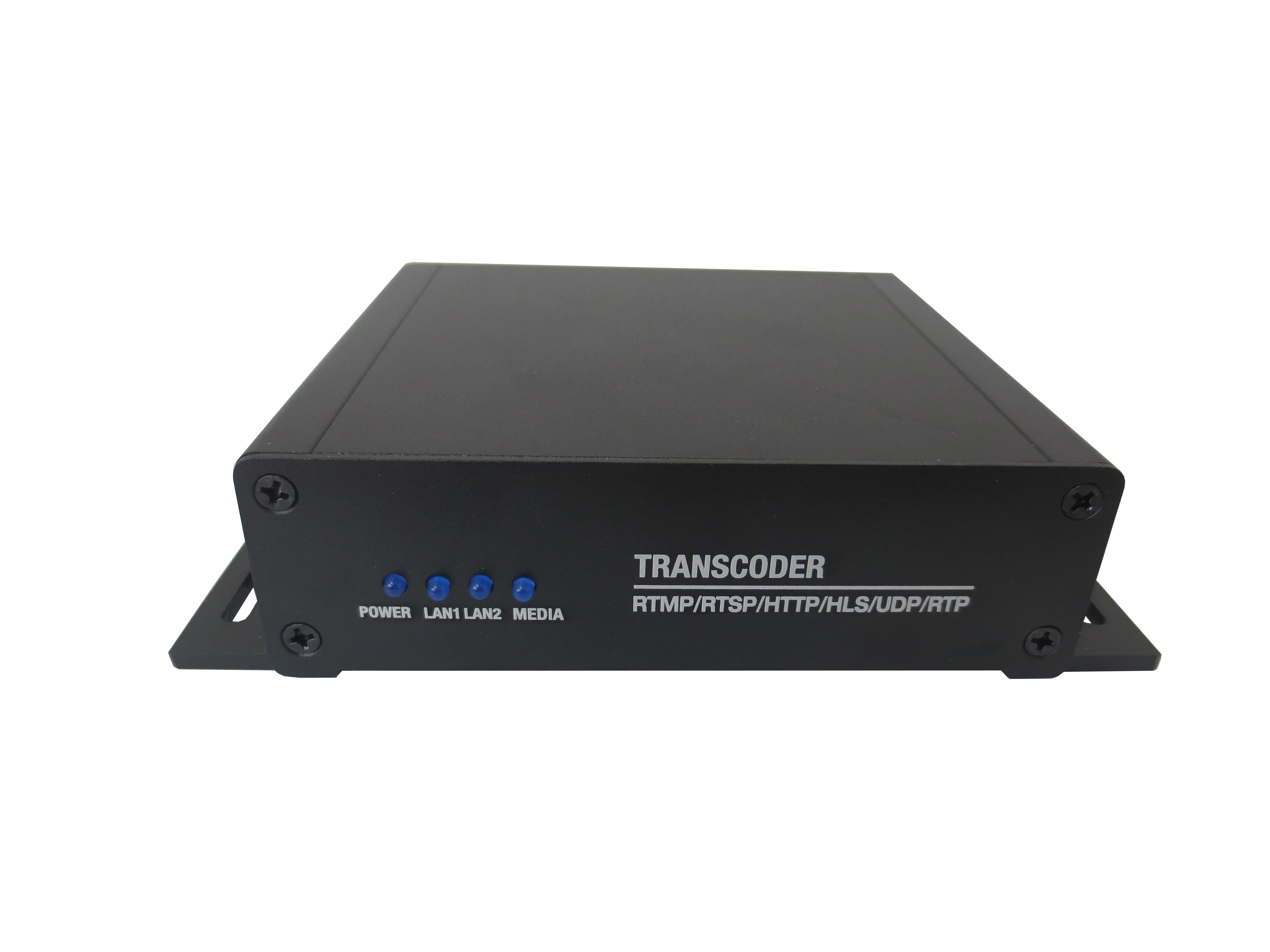 Dibviewolo 4K H.265/H.264 Metal IP to IP Video Transcoder with for RTMP/UDP Live Streaming and Audio Support