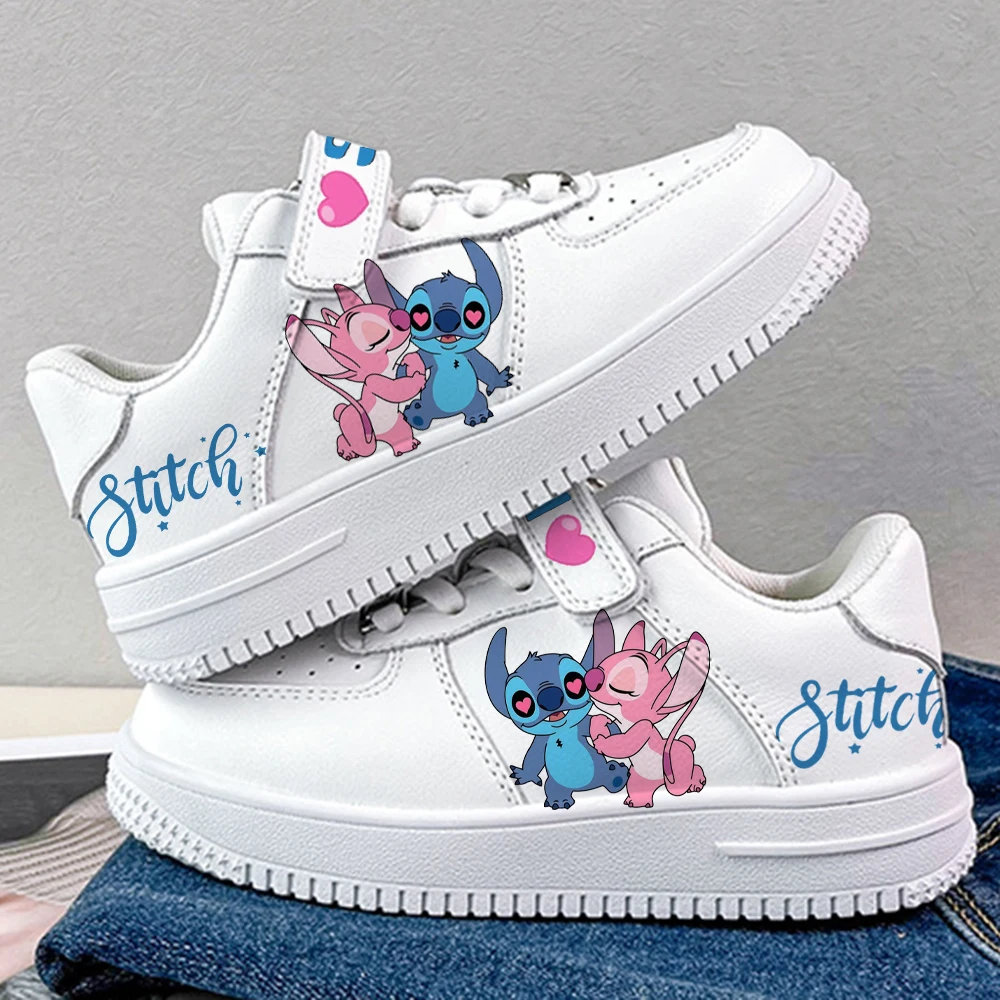 Lilo Stitch girls Shoes sneakers for children Student Casual basketball shoes Stitch Kid Sneakers Running Fashion Sports Shoes