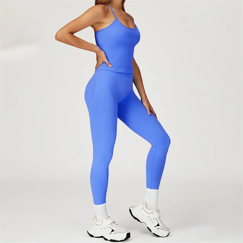 TRY TO BN Conjunto de Yoga sin costuras para mujer, Sujetador deportivo, chándal, Fitness, Legging de cintura alta, entrenamiento, ropa deportiva para correr, ropa de gimnasio