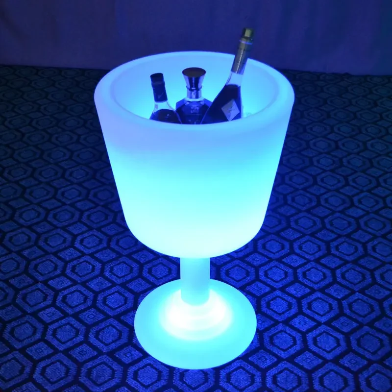 Bar Hotel KTV Ice Bucket LED Luminous Ice Bucket Red Wine Beer Ice Bucket Creative Remote Control Discoloration