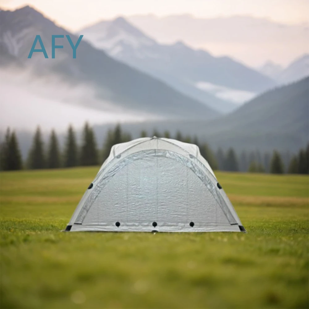 Ultra-Light 1kg Waterproof Windproof Hiking Tent for Backpacking Camping DCF Single Layer Shelter for Outdoor Adventure Gear
