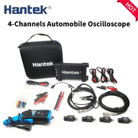 Portable Automobile Oscilloscope 4-channels hantek 6074BE 6254BE PC Android USB Virtual digital Oscilloscope 70Mhz 250Mhz 1GSa/S