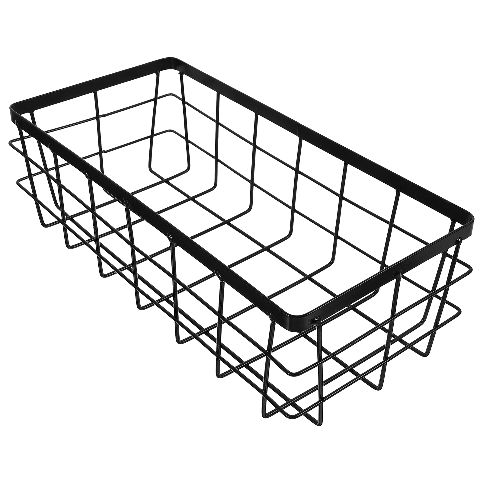 Wall Shelves Metal Storage Basket Hanging Baskets Iron Wire Bathroom Sundry Rack Closet