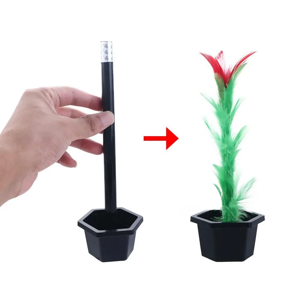 

Children Tricks Toys Magic Prop Magicians Magic Trick Wand Magic Wand To Flower Flower Stick Magic Trick Magic Flower Stick