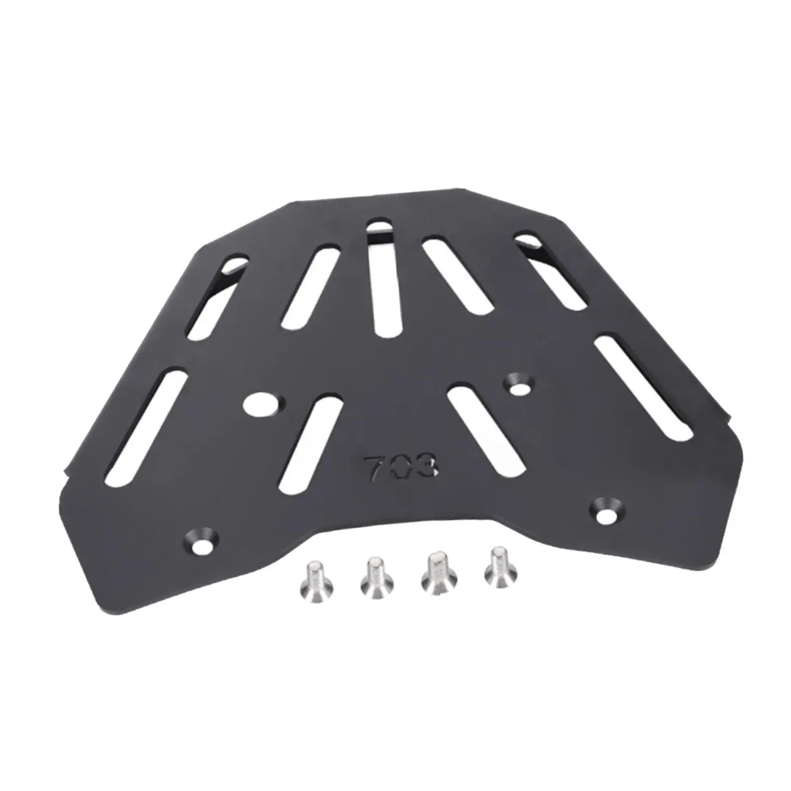 

Motorcycle Tail Rack Black Aluminum Rear Luggage Carrier Strong Holder for ZONTES 703F 2024 2025 Travel