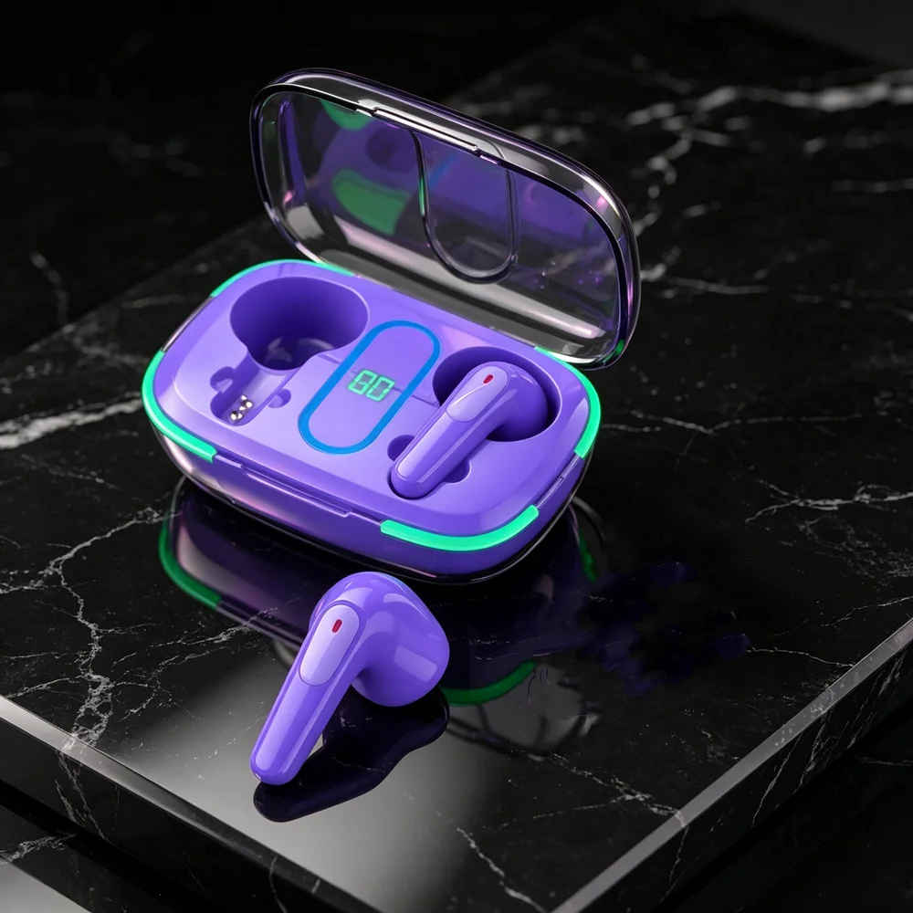 Original TWS Wireless Headphones Game Fone Bluetooth Headphones with Microphone Noise Reduction High Fidelity Bass Earphones