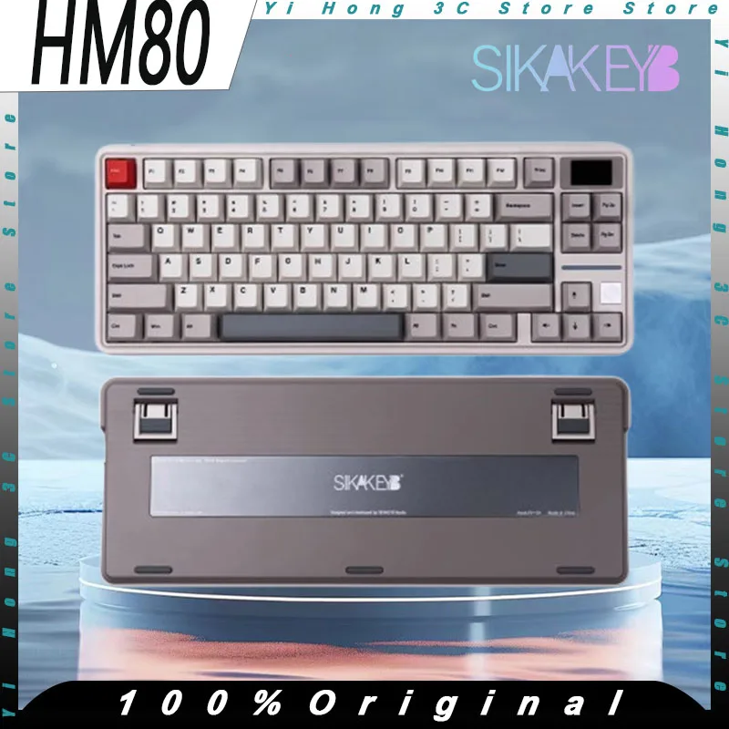 SIKAKEYB HM80 Mechanical Keyboard Magnetic Switch Wired 8K RT Fast Triging PBT Gasket Custom PC Esports Laptop Gaming Keyboards