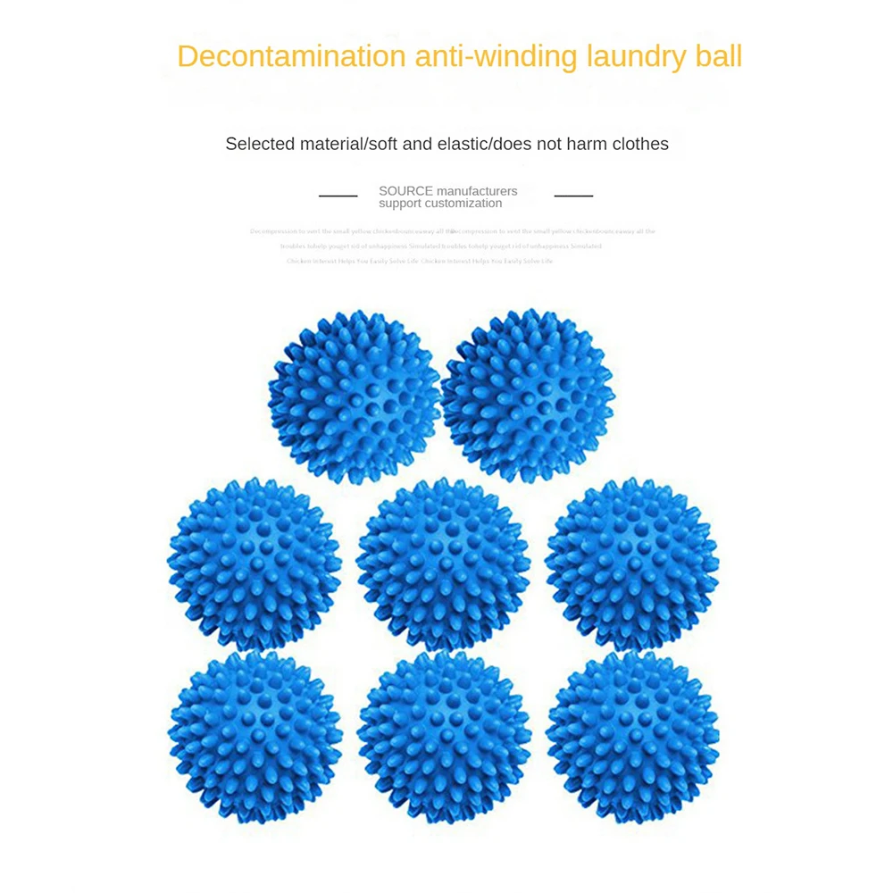 Magic Laundry Balls Anti-Winding Reusable Decontamination Ball Powerful Laundry Ball Washing Machine Cleaning Balls Tool