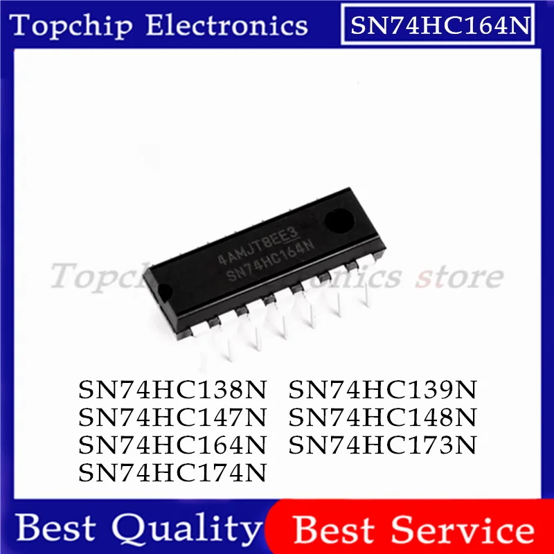 10pcs SN74HC138N 74HC138N DIP-16 SN74HC139N SN74HC147N SN74HC148N SN74HC173N SN74HC174N 74HC139 SN74HC161N SN74HC164N SN74HC165