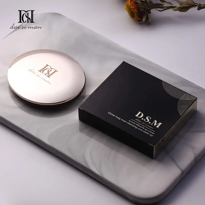 新しい 4 色アイシャドウ パレット グリッター パール光沢のあるスパンコール マット 防水 高外観レベル アースカラー ポータブル 小型