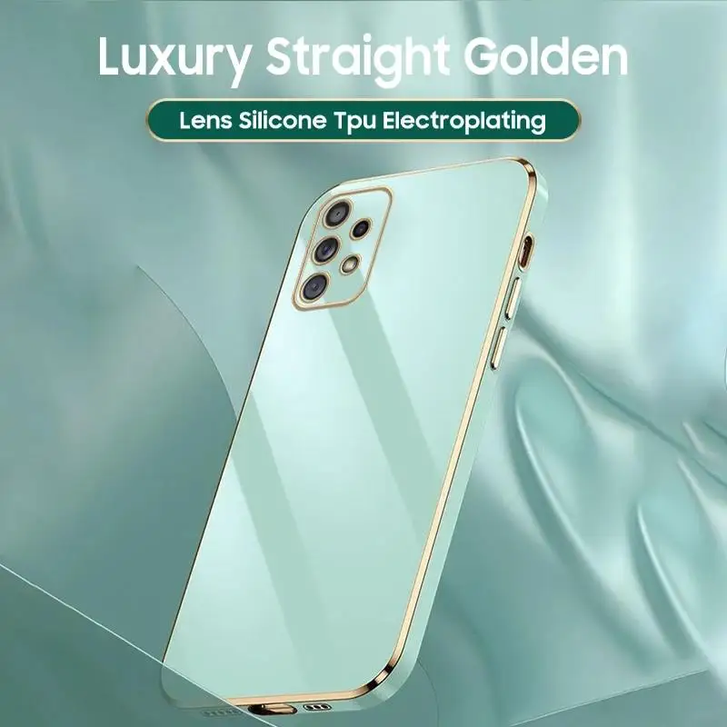 Funda Galvanisierte Überzug Fall Für Samsung Galaxy A56 A36 A26 A16 A55 A35 A25 A15 A53 A73 A33 A34 A52 4G A52S A05 A06 5G Abdeckung – Detail 8