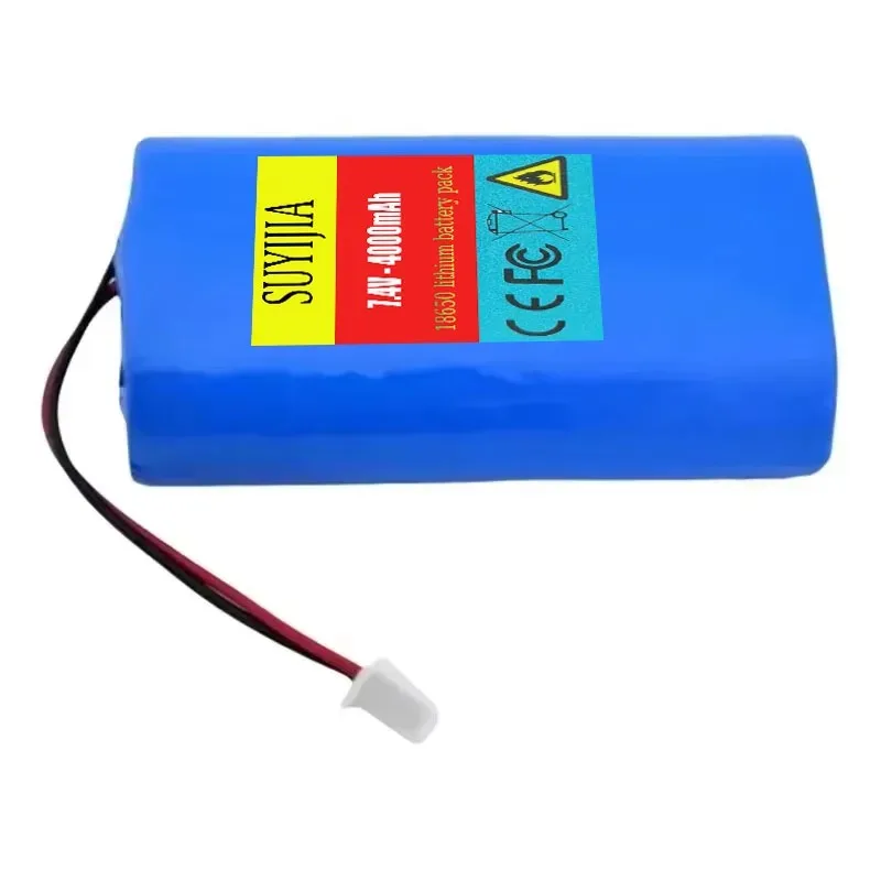 2S1P 18650 7.4V Lithium Battery Pack Battery Xh2.54-2P Plug 3000mah 3500mah 4000mah 1500mah 3400mah 3400mah Rechargeable Battery