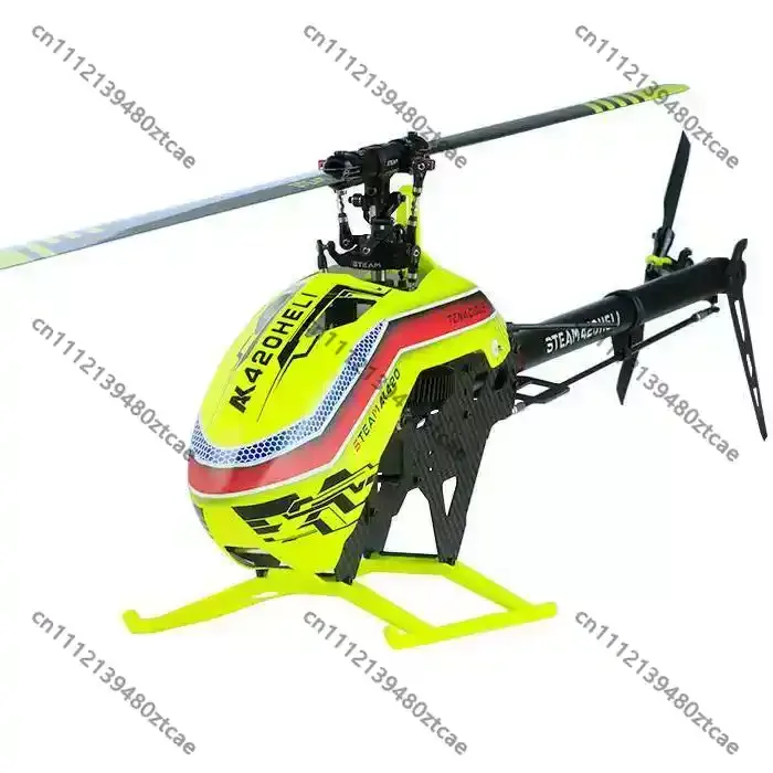 420 Class 3D Aerobatic RC Helicopter Model, Stunt Practice Fancy Flying RC Scale Helicopter Hobby Aircraft