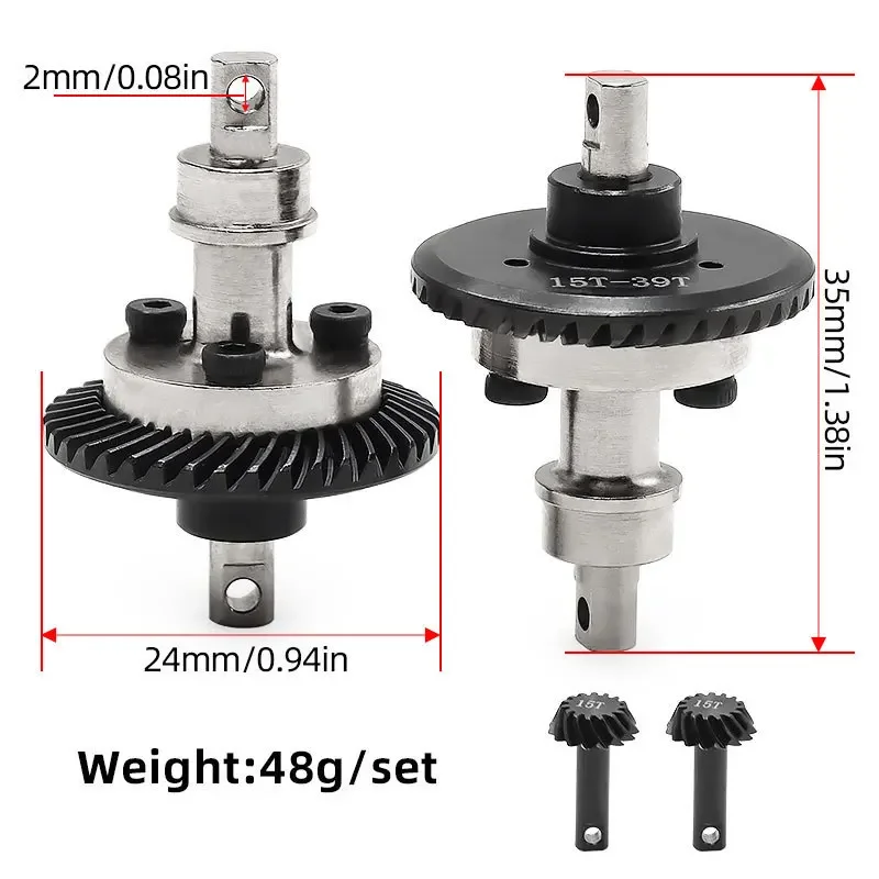 Front Rear Helical Gears for TRAXXAS 1/16 E-Revo Slash4WD Summit RC Car Metal Upgrade OP Accessories Parts